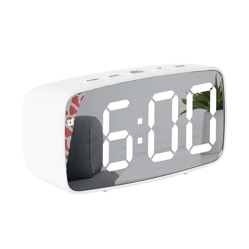 LED Mirror Alarm Clock WEM Support (www.WEM.support)